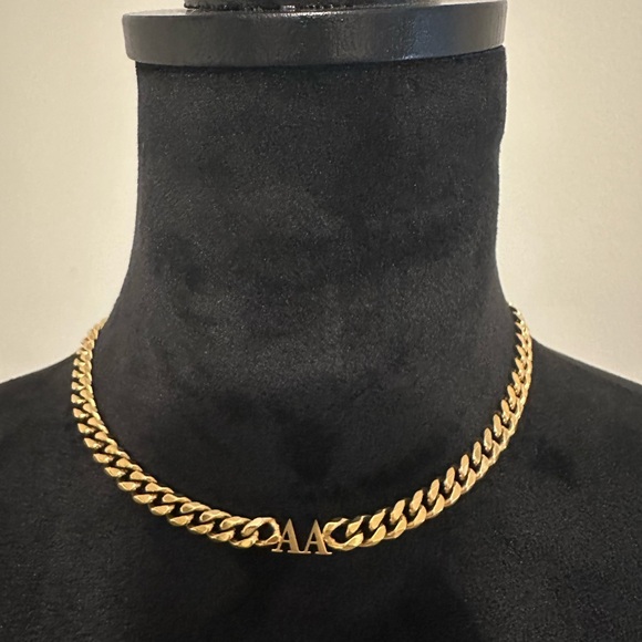Initial Necklace. AA. - Picture 2 of 7